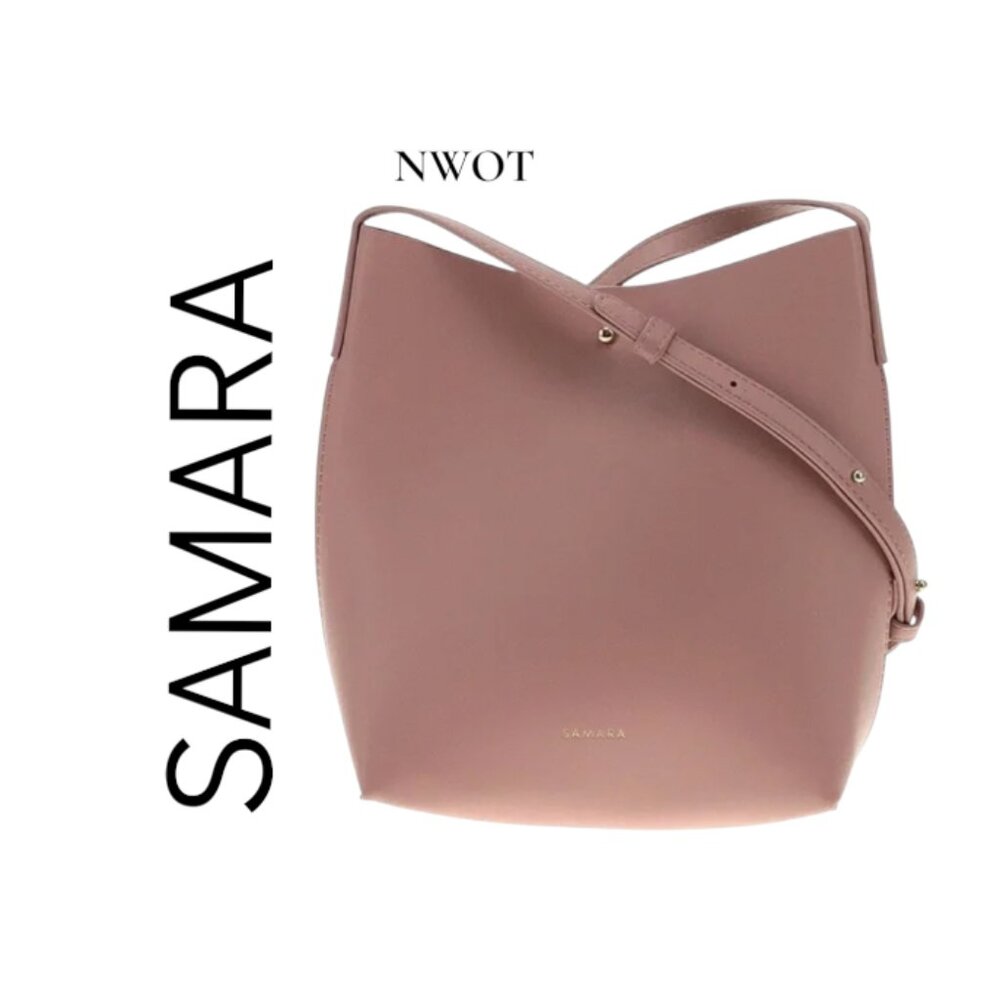 NOWT Samara Crossbody Pink Vegan Leather Purse